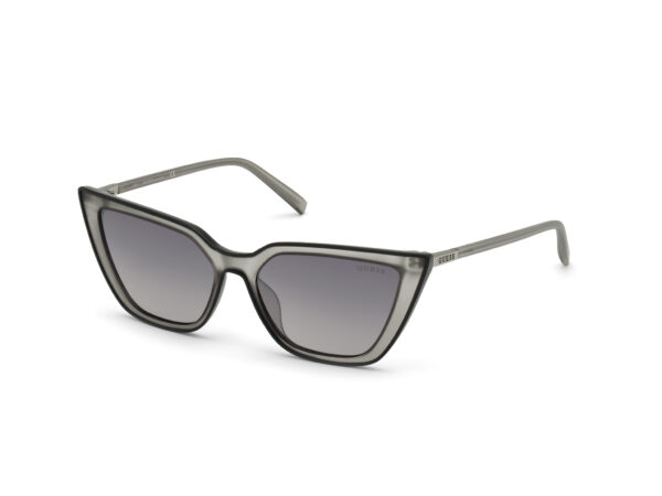 sunglasses grey guess cat eye light mirror uvprotection