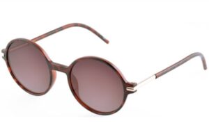 sunglasses anna riska women dark red tortoiseshell acetate dark red gradient polarized lenses degrade uprotection