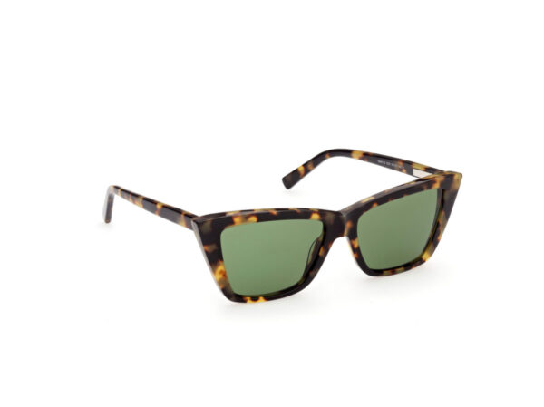 sunglasses sportmax maxmara brown havana green lenses butterfly women uvprotection