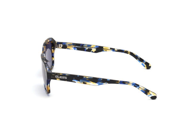 sunglasses guess square yellow blue uvprotection women