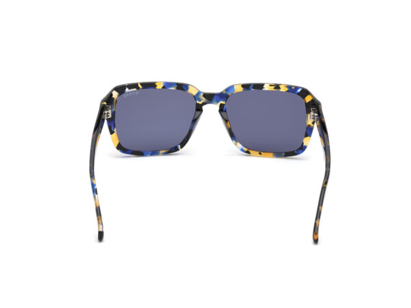 sunglasses guess square yellow blue uvprotection women