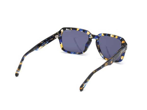 sunglasses guess square yellow blue uvprotection women