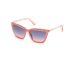 sunglasses guess butterfly uvprotection pink blue lenses salmon uvprotection