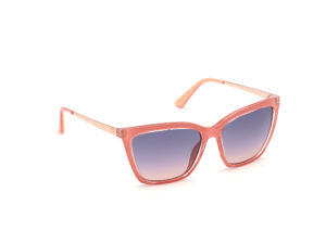 sunglasses guess butterfly uvprotection pink blue lenses salmon uvprotection