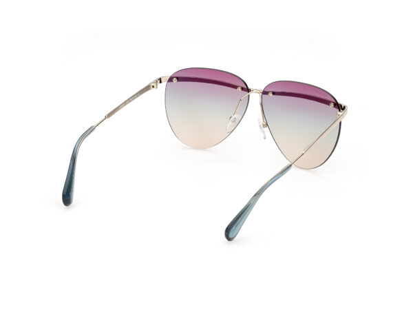 sunglasses max co aviator purple metal fashion uvprotection