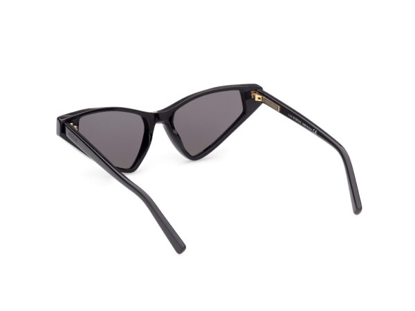 sunglasses sportmax maxmara black cat-eye fume lenses women uvprotection