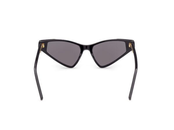 sunglasses sportmax maxmara black cat-eye fume lenses women uvprotection