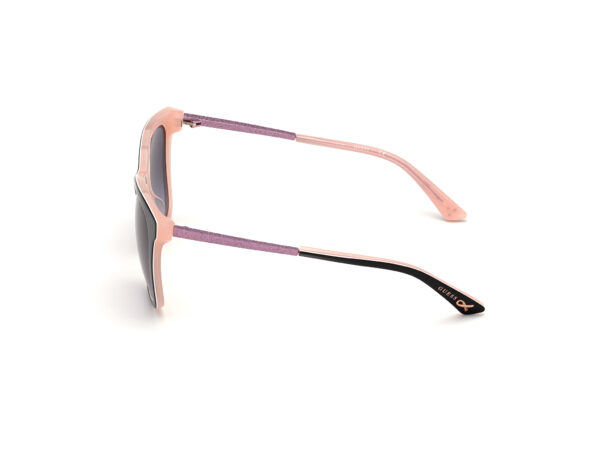 sunglasses guess black pink ribbon square uvprotection