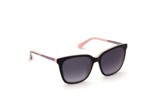 sunglasses guess black pink ribbon square uvprotection