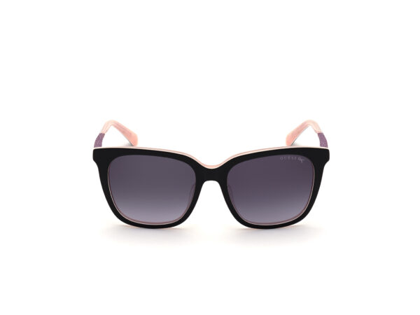 sunglasses guess black pink ribbon square uvprotection