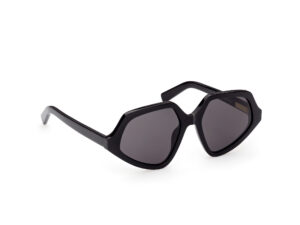 sunglasses black sportmax maxmara fume lenses women uvprotection