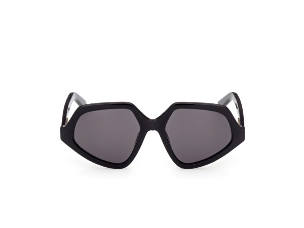 sunglasses black sportmax maxmara fume lenses women uvprotection