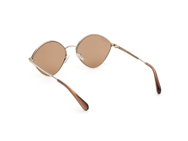 max co sunglasses metal brown lenses uvprotection style