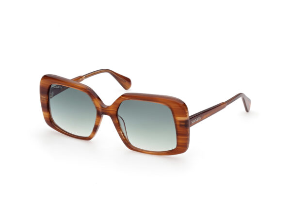 max co brown wood square lenses uvprotection fashion style