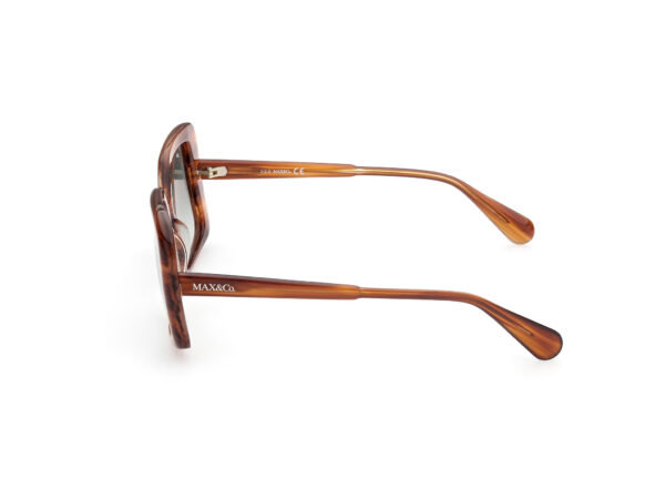 max co brown wood square lenses uvprotection fashion style