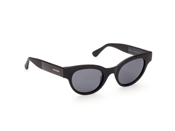 black skechers sunglasses uvprotection butterfly polarized women lenses cateye