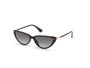 sunglasses guess black cat eye degrade uvprotection