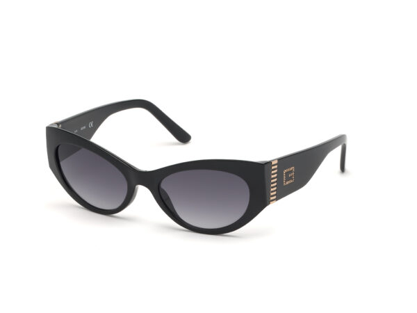 sunglasses guess cat eye black fume degrade uvprotection