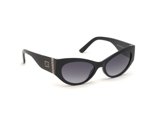 sunglasses guess cat eye black fume degrade uvprotection