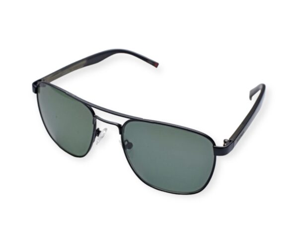 sunglasses hoffman men american optical type black metallic frame green crystal lenses antireflex coat uvprotection