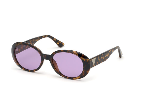 sunglasses guess oval brown purple uvprotection