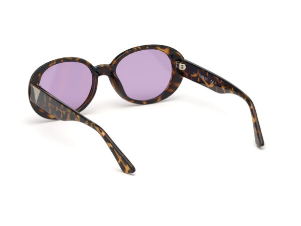 sunglasses guess oval brown purple uvprotection