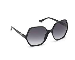 sunglasses black guess fume lenses gradient oversized uvprotection