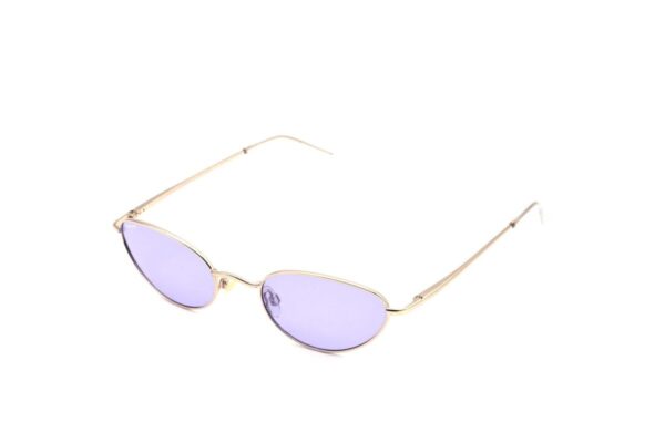 sunglasses polar women cat eye gold metal purple polarized lenses uvprotection women