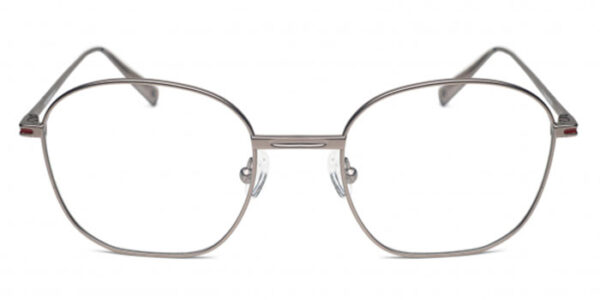 kreuzbergkinder frames men women grey/silver square metal