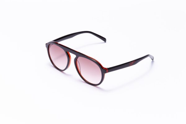 sunglasses formula1 red collection aviator black acetate red lenses gradient degrade men women uvprotection