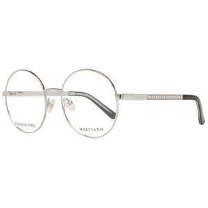 frame guess by marciano women round stainless steel silver strass sides