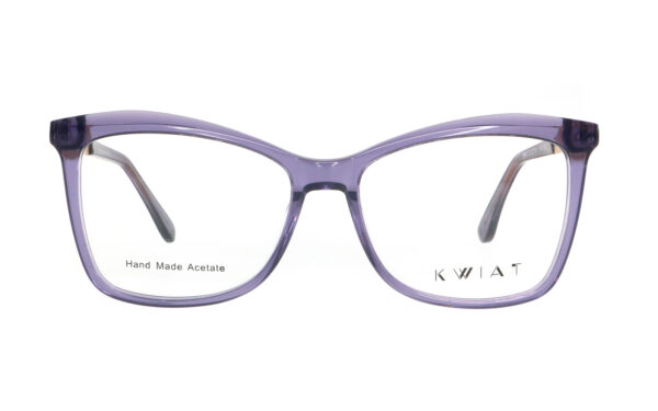 frame glasses kwiat women butterfly crystal purple acetate metal sides with colourful design