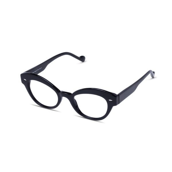 frame glasses les pieces uniques women butterfly black acetate