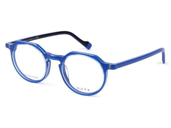 frame glasses dutz men women blue acetate round shape