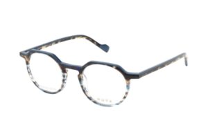 frame glasses dutz men eomen round shape blue brown grey tricolour acetate