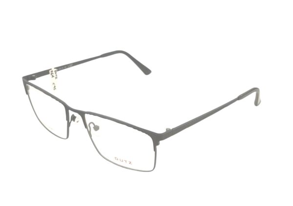 frame glasses men dutz rectangle metal hypoallergenic black