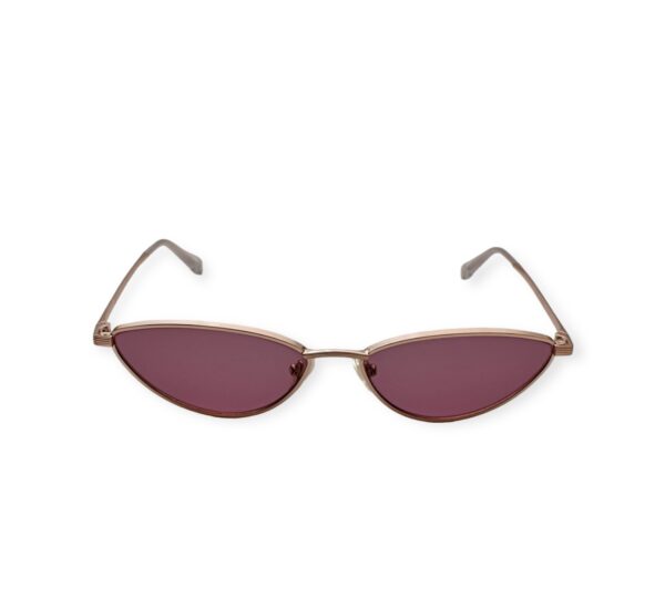 sunglasses envy women cat eye metallic purple lenses uvprotection