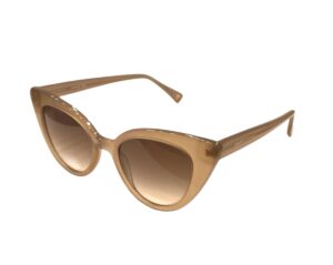 sunglasses envy women cat eye beige acetate brown gradient lenses degrade uvprotection