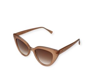 sunglasses envy women cat eye beige acetate brown gradient lenses degrade uvprotection