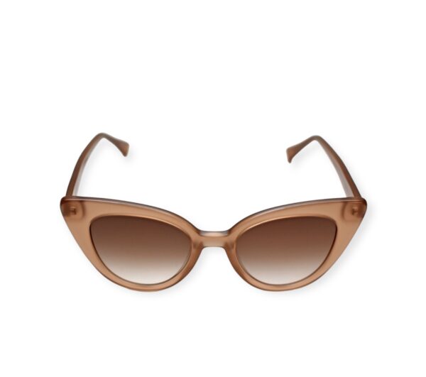 sunglasses envy women cat eye beige acetate brown gradient lenses degrade uvprotection