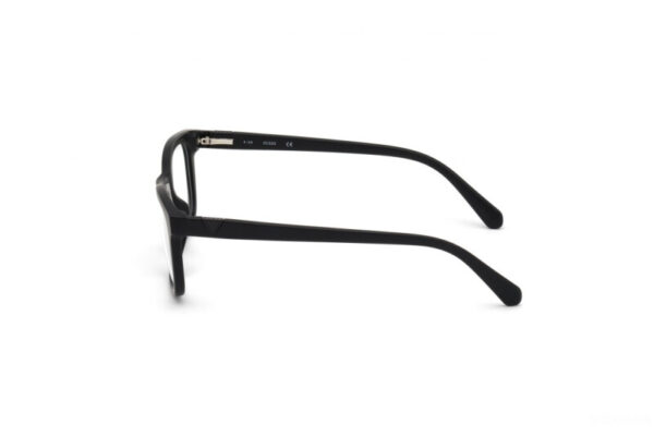 frame guess square men women black matte acetate