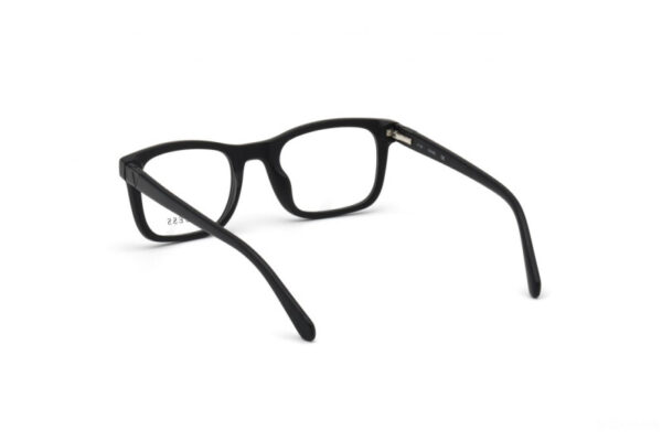 frame guess square men women black matte acetate