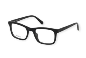 frame guess square men women black matte acetate