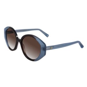 sunglasses zeus dione women acetate light blue brown lenses by zeiss gradient uvprotection