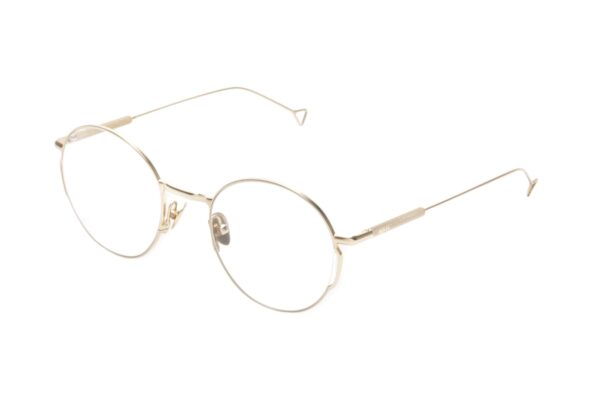 frames haze new york men women round golden metal titanium