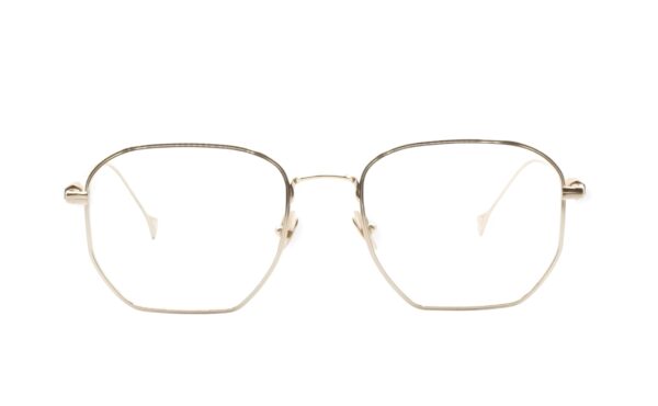 frames haze new york men women polygon gold metal titanium