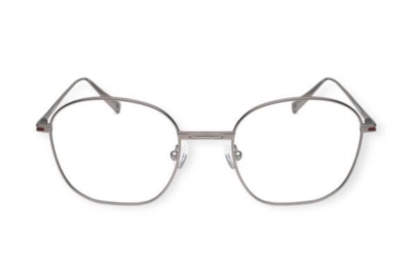 kreuzbergkinder frames men women grey/silver square metal