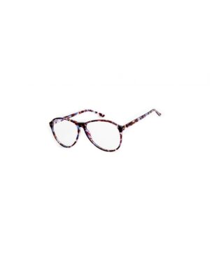 frame glasses les pieces uniques aviator men blue brown acetate