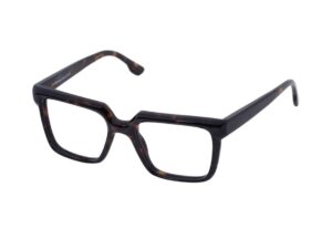 frame glasses les pieces uniques men women oversized square dark brown havana acetate