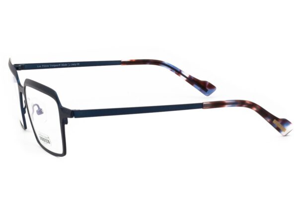 frame glasses les pieces uniques women square metal blue